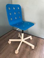IKEA bureaustoel kinderen | blauw | in hoogte verstelbaar, Ophalen, Gebruikt, Blauw