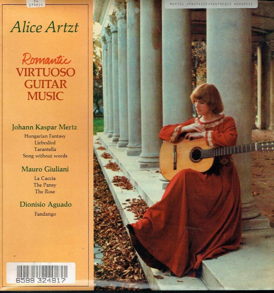 Alice Artzt – Romantic Virtuoso Guitar Music, Cd's en Dvd's, Vinyl | Klassiek, Kamermuziek, Verzenden, Zo goed als nieuw, 12 inch