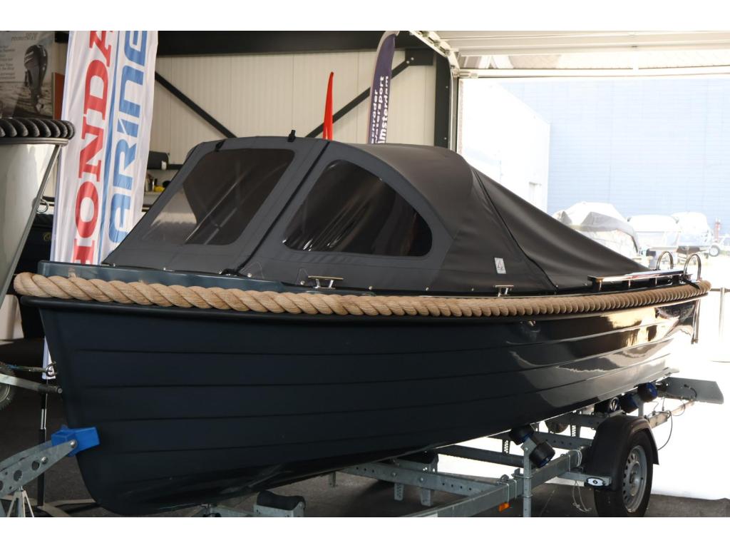 SilverYacht 495 met Honda 15PK, Niet ingevuld, 10 tot 30 pk, Niet ingevuld, Zo goed als nieuw