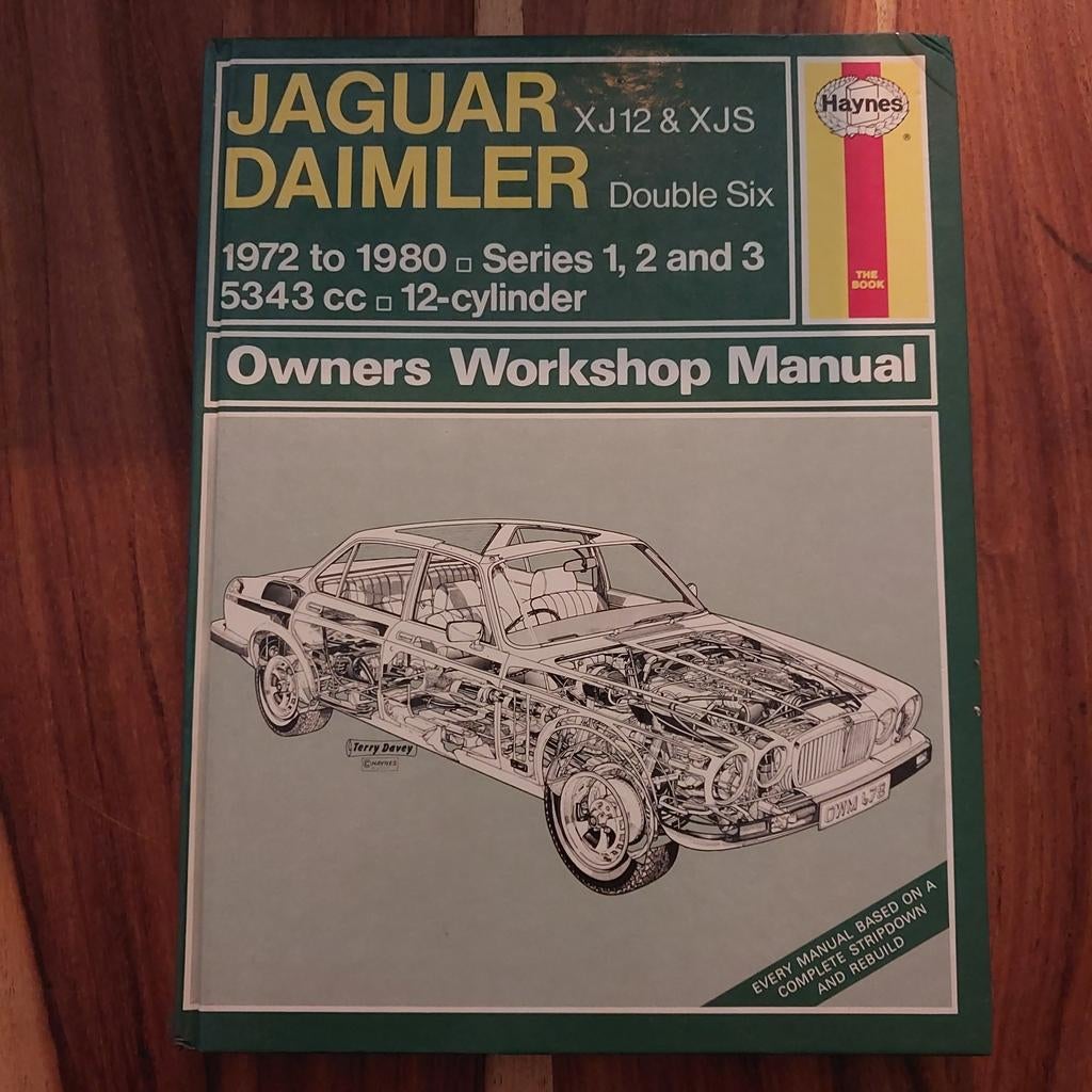 Haynes Werkplaatshandboek Jaguar Daimler XJ12 & XJS, Ophalen of Verzenden