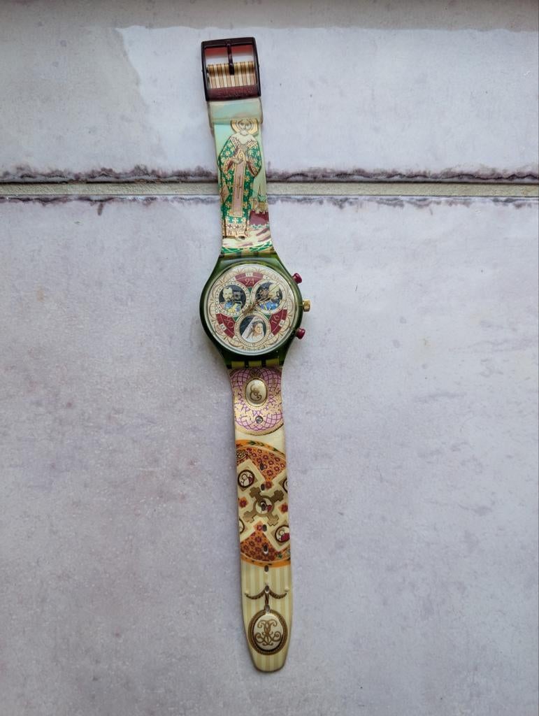 Swatch Russian Treasury (SCG107) - 1994/1995, Overige merken, Overige materialen, Met bandje, Polshorloge