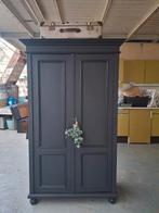 Antieke gereystijlde grenen kast legkast, Ophalen of Verzenden