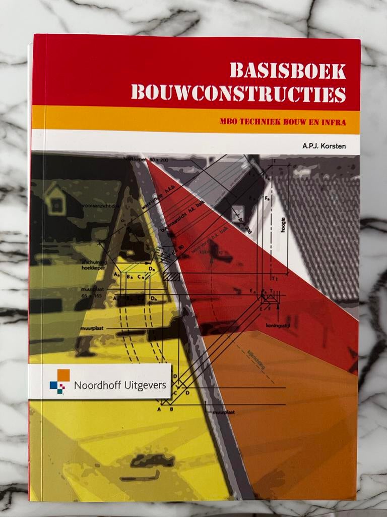 Basisboek Bouwconstructies MBO Bouwkunde, Boeken, Ophalen of Verzenden, Beta, Nieuw, MBO