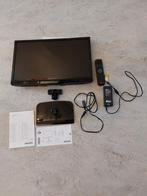 Philips LED tv, zwart, beeldscherm 22". Huis, caravan camper, Ophalen of Verzenden, 50 Hz, Philips