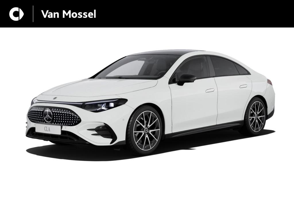 Mercedes-Benz CLA 250+ Launch Edition / AMG Line / Panoramad, Auto's, Automaat, Achterwielaandrijving, 85 kWh, Wit