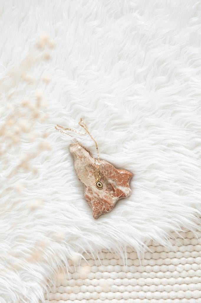 Vintage stenen asbak of sieradenschaaltje, Schaal, Ophalen of Verzenden, Zo goed als nieuw, Overige vormen