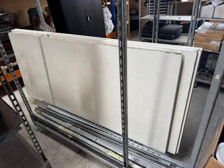 Houten bar omheining, opvouwbaar, Tuin en Terras, Ophalen, Gebruikt