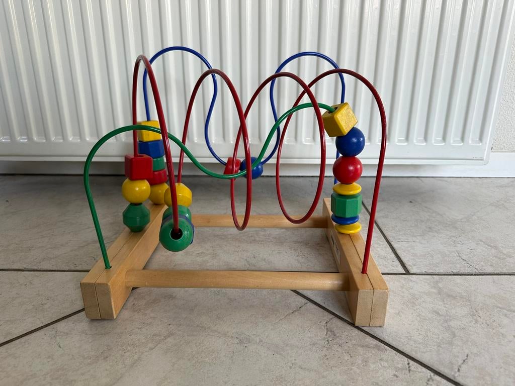 kralenspiraal kralen spiraal houten blokken/kralen Ikea, Ophalen of Verzenden, Zo goed als nieuw, Ontdekken