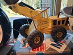 Vintage mighty Tonka bulldozer graafmachine lamp, Gebruikt, Ophalen of Verzenden, Vintage upcycled, Minder dan 100 cm