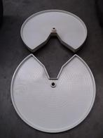 Twee draaibare kunststof carrousel plateaus hoekkast, Ophalen of Verzenden, 25 tot 50 cm, 50 tot 100 cm, Minder dan 100 cm