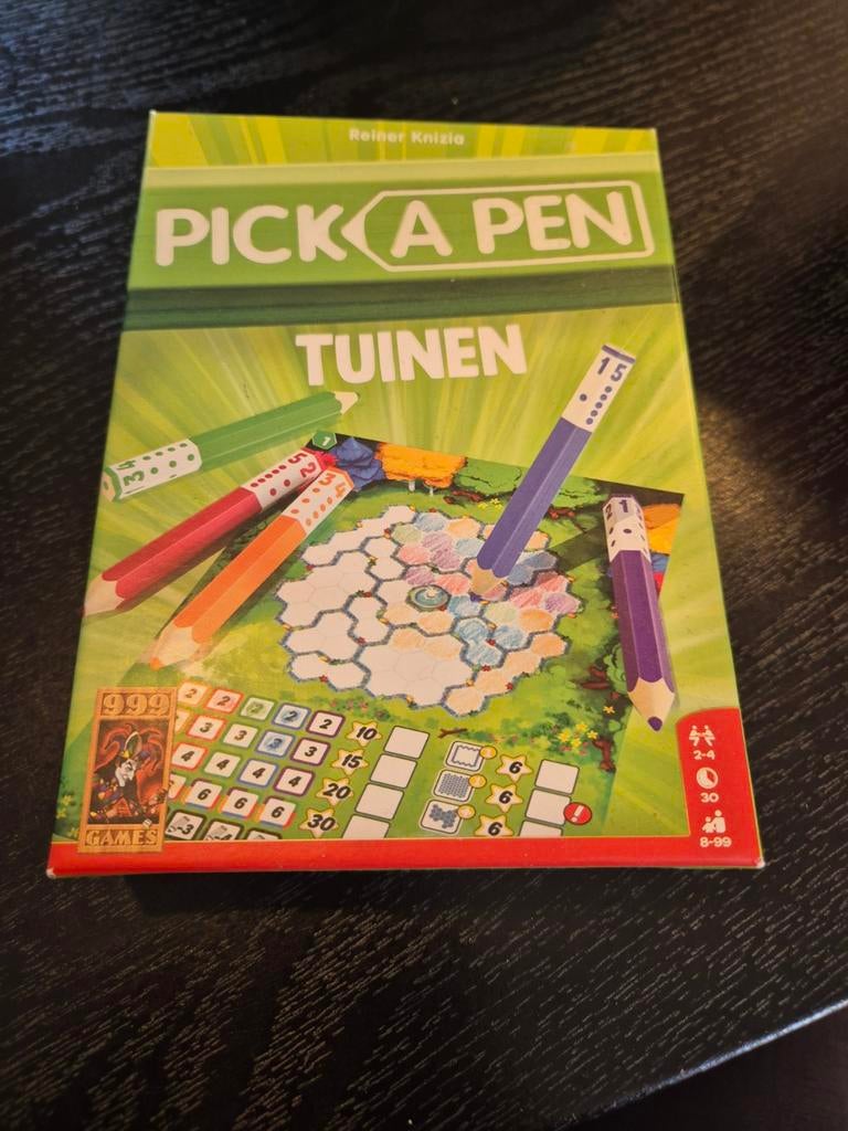 Pick-a-Pen Tuinen spel - Compleet en in goede staat, Drie of vier spelers, Ophalen of Verzenden, Zo goed als nieuw, 999 Games