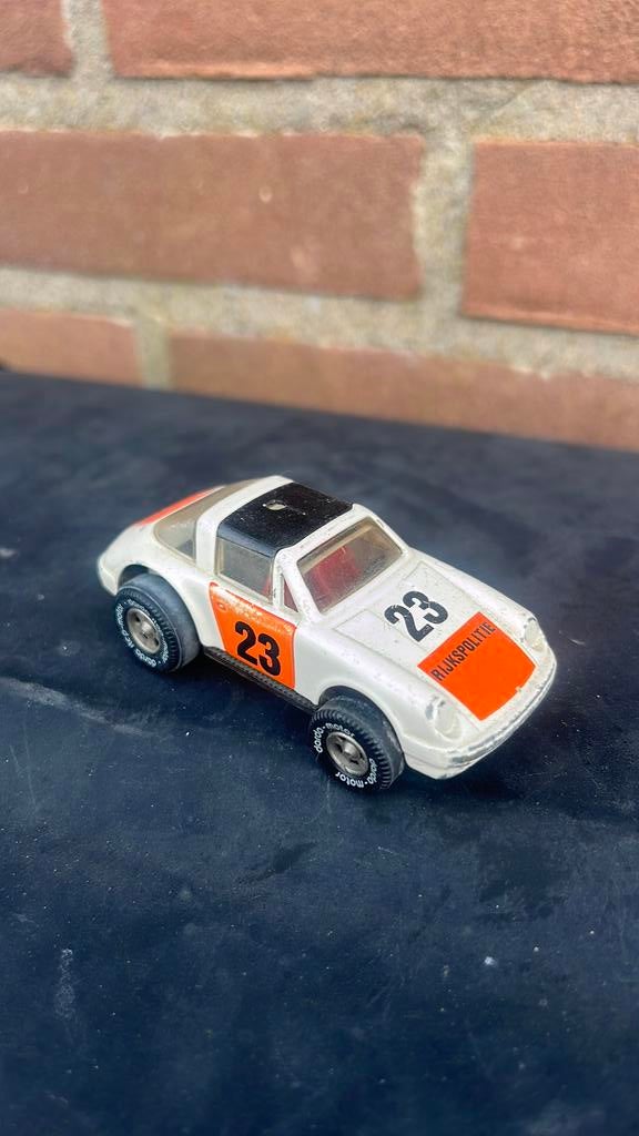 Vintage Darda Porsche Rijkspolitie 911 targa auto, Antiek en Kunst, Ophalen of Verzenden