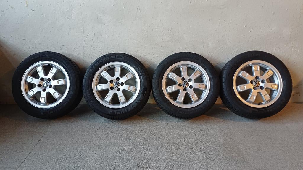 Mooie VW Polo zomerset met Michelin 185/60R15 banden, Ophalen, Gebruikt, 15 inch, Banden en Velgen