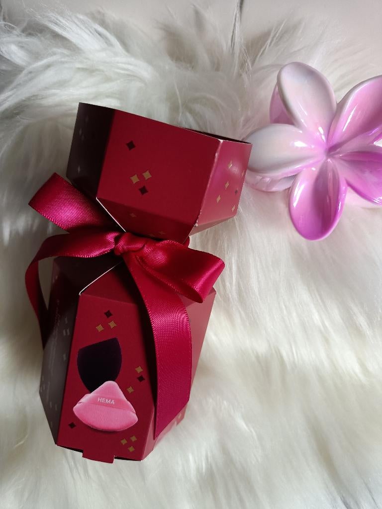 HEMA – Blending Sponge & Powder Puff Set, Overige kleuren, Gehele gezicht, Nieuw, Ophalen of Verzenden