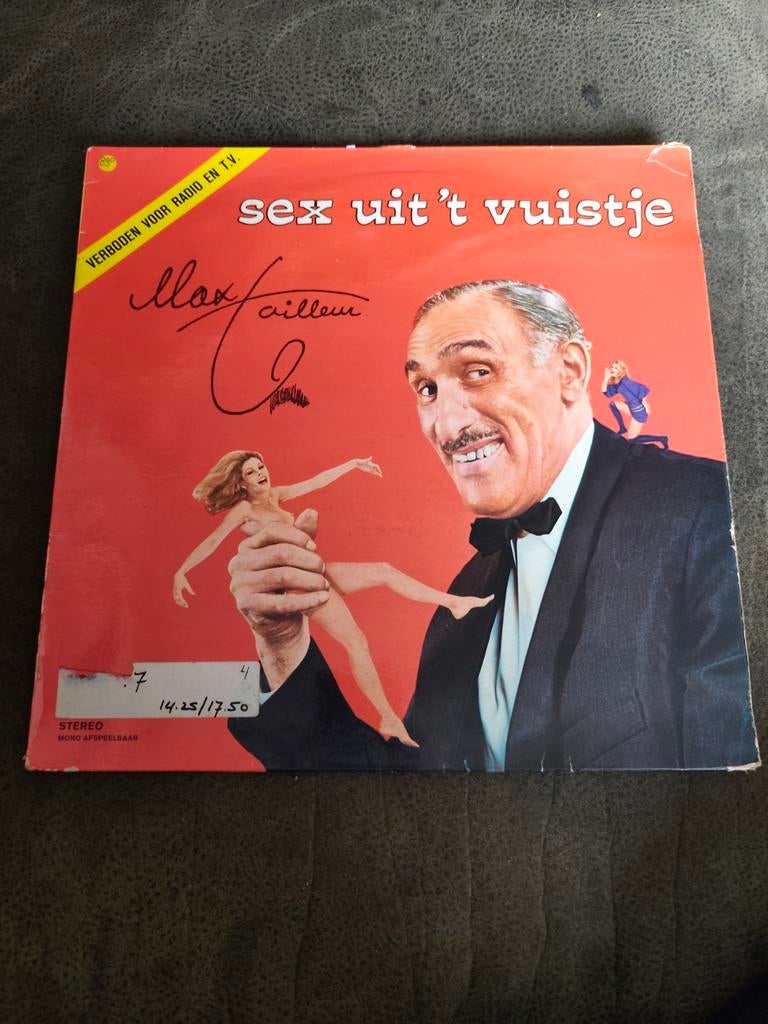 Max Tailleur - Sex uit 't vuistje vinyl, Ophalen of Verzenden