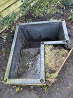 Hoekvormige L-vormige vijverbak, Ophalen, Gebruikt