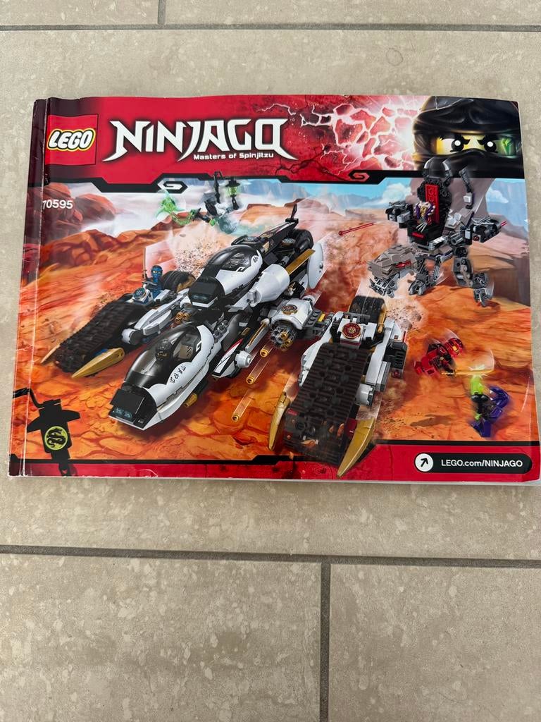 Instructieboekje lego ninjago 70595, Ophalen of Verzenden, Zo goed als nieuw