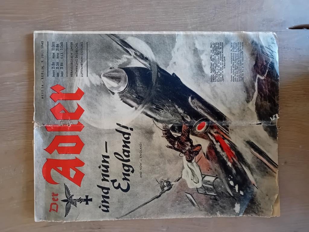 Der Adler, Ophalen of Verzenden, Nederland, Boek of Tijdschrift