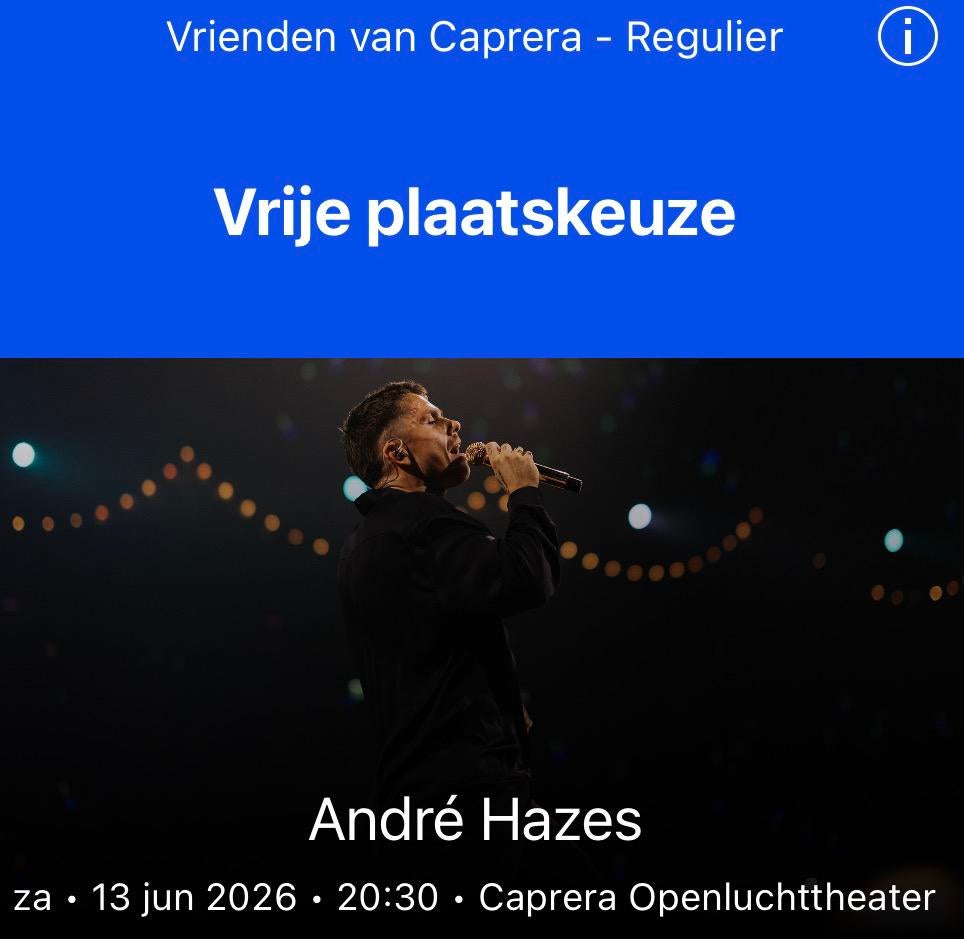 André Hazes junior 13 juni Caprera, Twee personen, Juni
