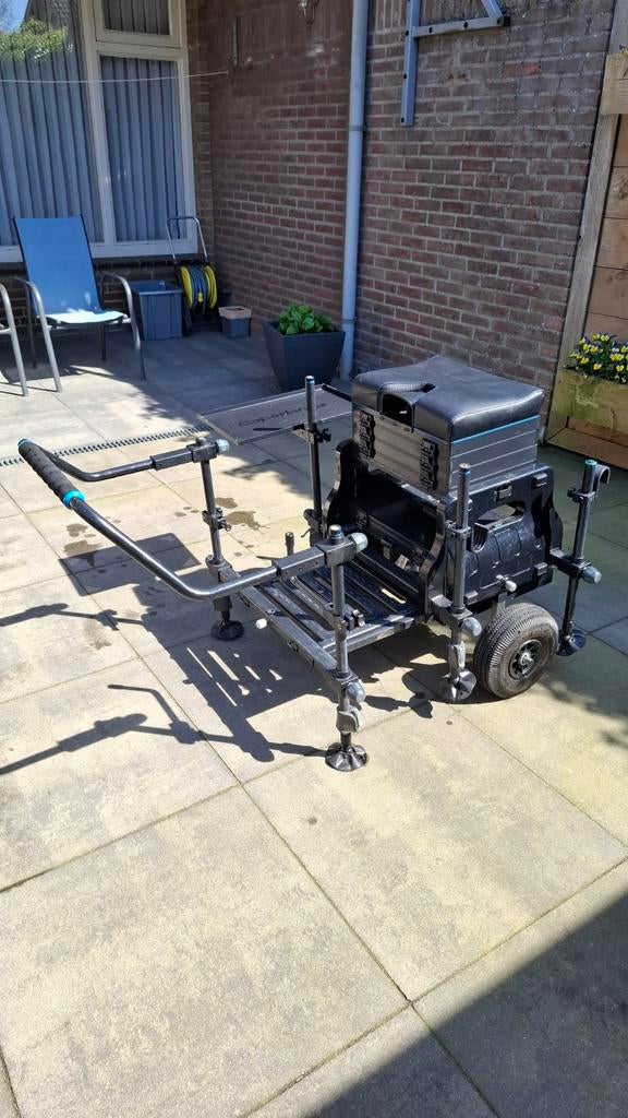 Viskist met transportwielen, Ophalen