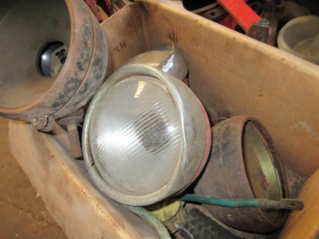 Normag tractor koplampen, Ophalen, Gebruikt