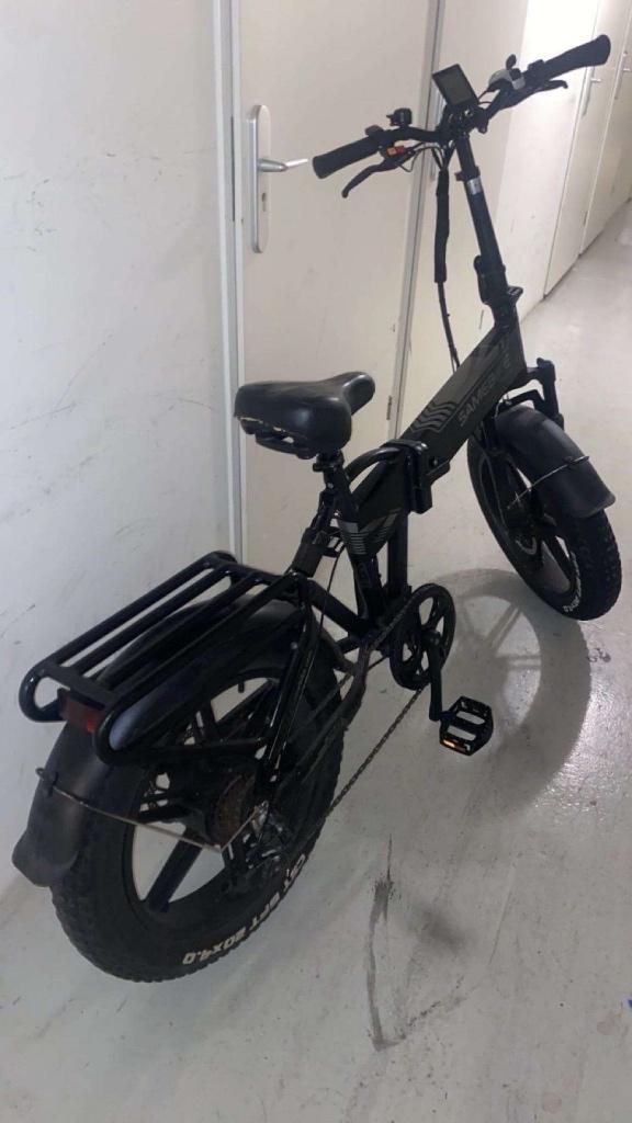 Opvouwbare elektrische fatbike–met factuur, Fietsen en Brommers, Fietsen | Vouwfietsen, 20 inch of meer, Versnellingen, Zo goed als nieuw