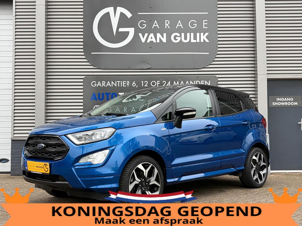 Ford EcoSport 1.0 EcoBoost ST-Line 125PK Automaat,TwoTone,Na, Auto's, Ford, 125 pk, Gebruikt, Ecosport, Blauw