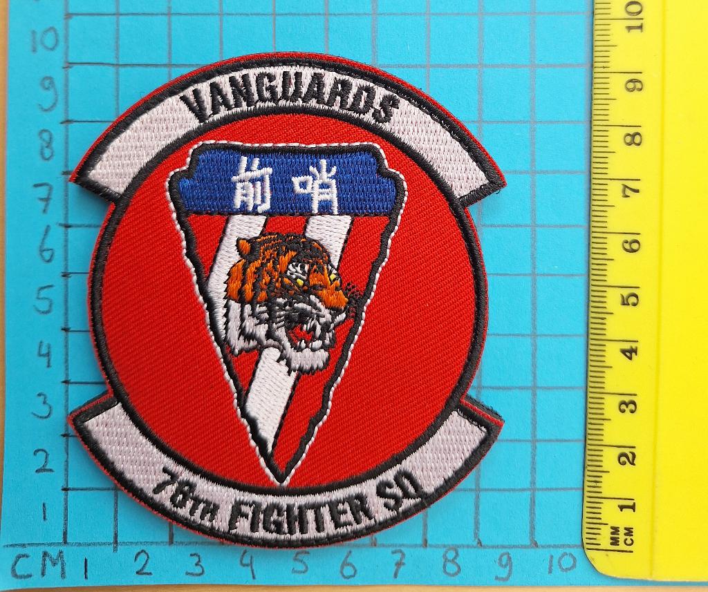 76 FS A-10 USAF patch, Verzamelen, Militaria | Algemeen, Ophalen of Verzenden, Luchtmacht, Nederland, Embleem of Badge