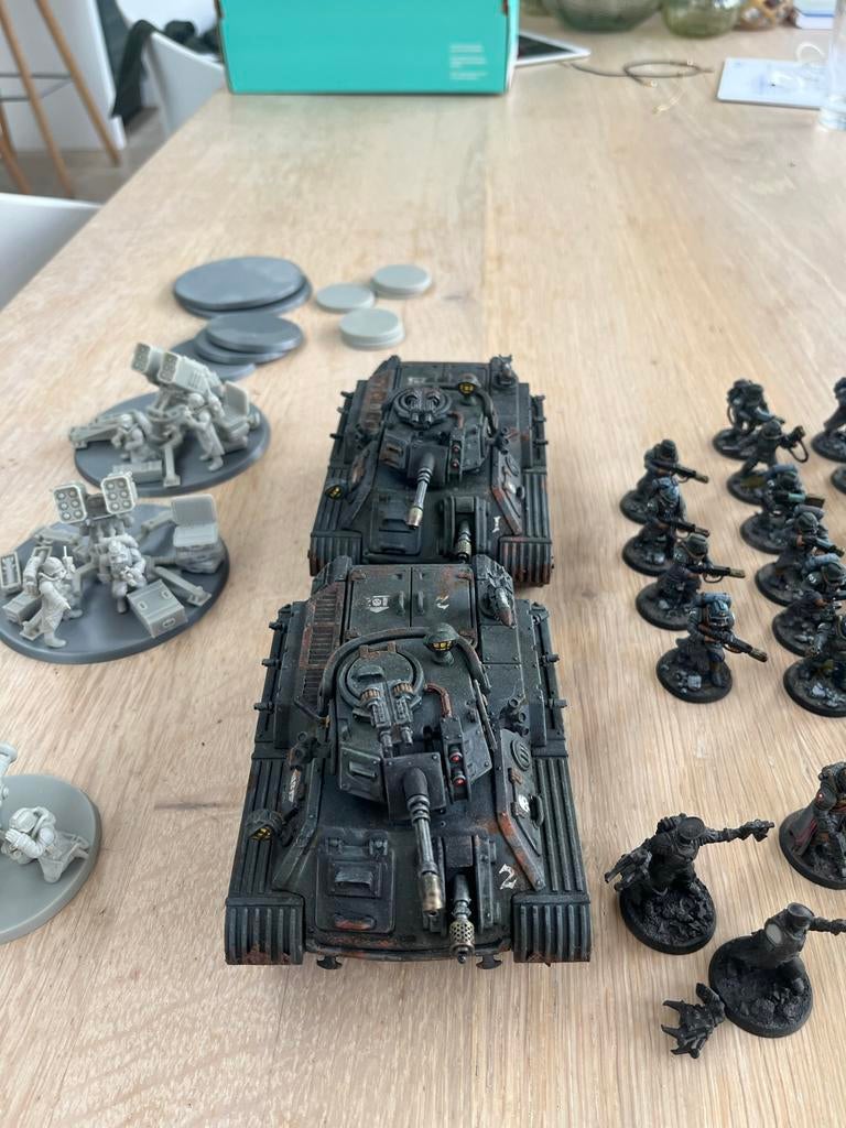 Astra Militarum Death Korps of Krieg 860pt - 3D Geprint, Figuurtje(s), Ophalen of Verzenden, Geverfd, Warhammer 40000