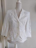 Witte blazer met gehaakte details maat M, Kleding | Dames, Maat 38/40 (M), Zucchero, Wit, Ophalen of Verzenden