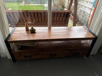 Tv meubel mango hout 150x46x50 beschikbaar voor biedingen