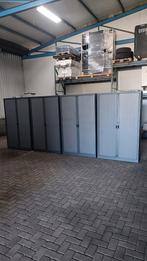 Nette antraciete metalen roldeurkasten, archiefkasten, Gebruikt, 100 tot 150 cm, R, Meerdere deuren