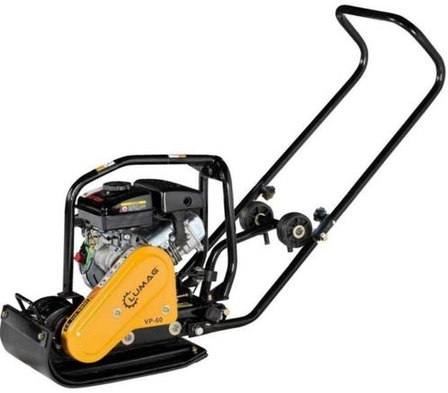 TE HUUR !!!  trilplaat LUMAG VP60, Tuin en Terras, Hand-tuingereedschap, Gebruikt, Overige soorten, Ophalen of Verzenden
