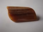 Broche steen bruin zo goed als nieuw, Overige materialen, 4 tot 7 cm, Bruin, Ophalen of Verzenden