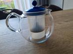 Glazen theepot met filter, Huis en Inrichting, Keuken | Keukenbenodigdheden, Ophalen, Zo goed als nieuw