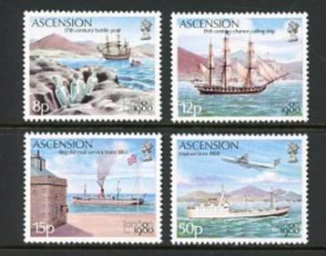 Ascension- 1980- serie = motief Vliegtuig & Schepen  beschikbaar voor biedingen