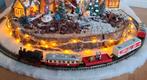 Kerstdorp met electrisch rijdende trein N-spoor, Diversen, Ophalen, Gebruikt
