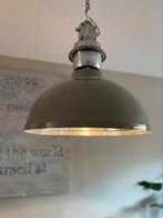 Industriële hanglamp taupe ø 52cm, Huis en Inrichting, Lampen | Hanglampen, Ophalen, Zo goed als nieuw, 50 tot 75 cm