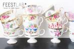 Vintage high tea servies huren! goedkoop en tot 200 pers.!, Antiek en Kunst, Antiek | Servies compleet, Ophalen