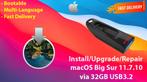 Installeer macOS Big Sur 11.7.10 via USB-Stick zonder DVD, Computers en Software, Besturingssoftware, Nieuw, MacOS, Ophalen of Verzenden