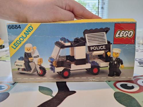 Lego Politie Wagen -> set 6684 incl. doosje en instructies, Kinderen en Baby's, Speelgoed | Duplo en Lego, Zo goed als nieuw, Lego