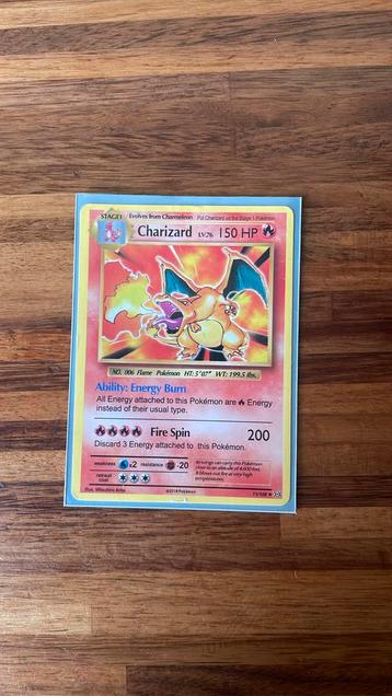 Charizard Pokemon kaart  beschikbaar voor biedingen