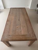Massieve teakhouten eettafel 220x100 stevig & stijlvol, Huis en Inrichting, Tafels | Salontafels, Ophalen, Gebruikt, Teakhout