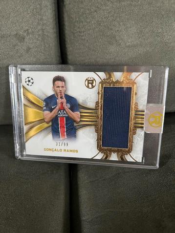 Goncalo Ramos Topps Reverence Relic /99 beschikbaar voor biedingen