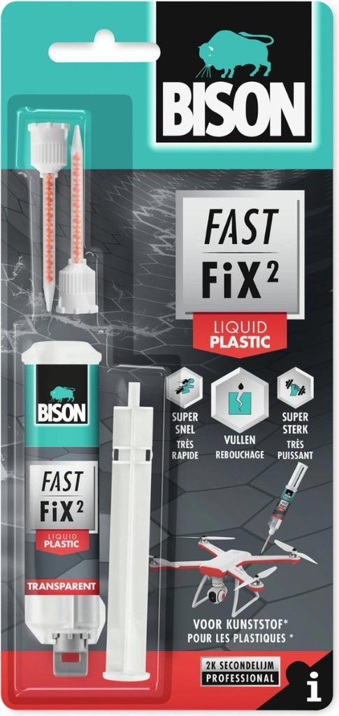 Bison Fast Fix² Liquid Plastic 10 g, 2-componentenlijm, Hobby en Vrije tijd, Knutselen, Nieuw, Materiaal, Ophalen of Verzenden