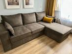 Hoekbank met slaapfunctie, Huis en Inrichting, Banken | Bankstellen, Ophalen, Hoekbank, 75 tot 100 cm, Zo goed als nieuw