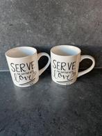 Bekers Riviera Maison, Huis en Inrichting, Keuken | Servies, Ophalen of Verzenden, Zo goed als nieuw, Overige stijlen, Kop(pen) en/of Schotel(s)