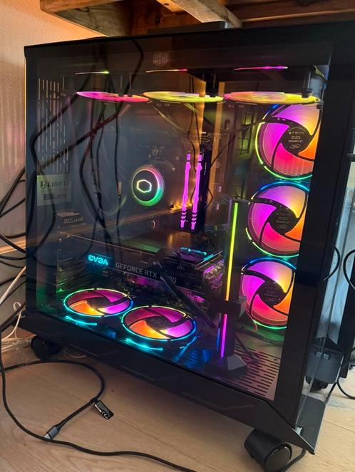 Game PC RTX 3080 Ryzen 7 5800X3D Custom, Computers en Software, Desktop Pc's, Zo goed als nieuw, 4 Ghz of meer, SSD, 16 GB, Met videokaart