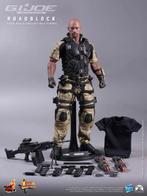 Hot Toys Gi Joe Retaliation Roadblock Dwayne Johnson MMS199, Verzamelen, Ophalen of Verzenden, Zo goed als nieuw, Film, Actiefiguur of Pop