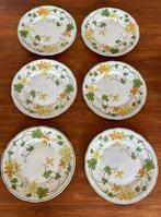 6 Villeroy & Boch Geranium dinerborden, Gebruikt, Ophalen of Verzenden, Bord(en), Overige stijlen